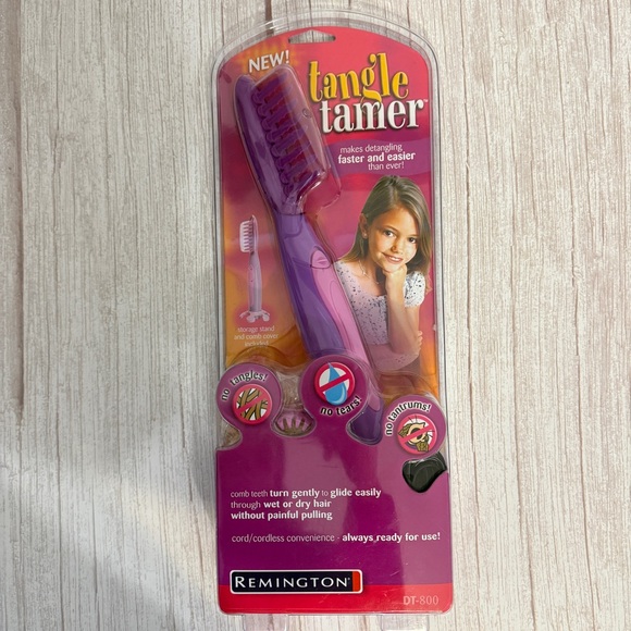 Remington DT800 Tangle Tamer Electric Detangling Comb Wet/Dry Brush Cordless NEW - Picture 9 of 12